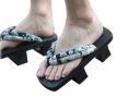Mens Japanese Wooden Clogs Sandals Japan Traditional Shoes Geta Wide Sole Flip Flops, NO.1