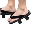 Mens Japanese Wooden Clogs Sandals Japan Traditional Shoes Geta Wide Sole Flip Flops, NO.7