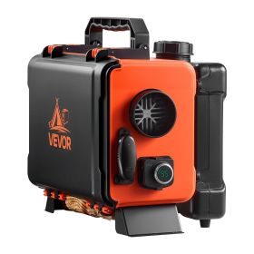 VEVOR Diesel Heater, 8KW, DC 12V/24V, All in One Portable Diesel Air Heater with Remote Control and LCD Screen, Fast Heating Low Noise