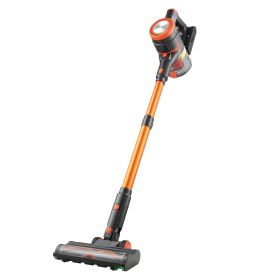 VEVOR Cordless Vacuum Cleaner, 40KPA Max Suction, Rechargeable Anti-Tangle Stick Vacuum with LED Display Screen