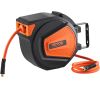 VEVOR Retractable Air Hose Reel, 3/8 IN x 50 FT Hybrid Air Hose Max 300PSI, Air Compressor Hose Reel with 5 In Lead in
