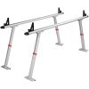 VEVOR Truck Rack, 800 lbs Capacity, 19-34in Adjustable Height, Aluminum Ladder Rack for Truck with 8 Non-Drilling C-clamps