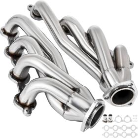 VEVOR Exhaust Header Set 1 3/4" Exhaust Turbo Headers, Stainless Steel Exhaust Manifold Headers