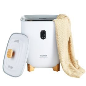 VEVOR Towel Warmers for Bathroom, 25 L Towel Warmer Bucket with Auto Shut Off for Spa Fits up to 5 Oversized Bath Towels, Blankets, Clothes, Bathrobes
