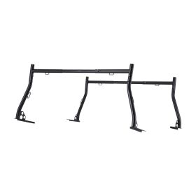 VEVOR Truck Ladder Rack, 49-73 in Width, Extendable Universal Cargo Rack, Heavy Duty Steel with 800 lbs Static Load Capacity, Ideal for Canoes