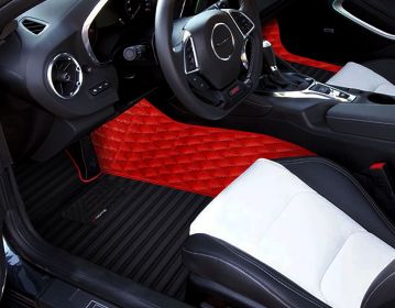 2010-2015 Chevrolet Camaro X1 Hybrid Custom-fit Leather Car Floor Mats