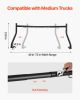 VEVOR Truck Ladder Rack, 49-73 in Width, Extendable Universal Cargo Rack, Heavy Duty Steel with 800 lbs Static Load Capacity, Ideal for Canoes