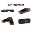 Men's Japanese Traditional Geta Sandals Clogs Shoes Non-slip Kimono Clogs Flip Flops Geta