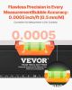 VEVOR 6-Piece Torpedo Level, 78/48/32/24/16/10 Inch All Magnetic Levels Set, Bubble Vials Ruler for 45/90/180 Degree