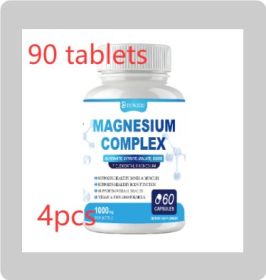 60 Magnesium Complex Capsules (Option: 90 tablets 4pcs)