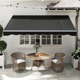10' x 8' Electric Awning (Option: Black-1720x250x205 mm)