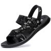 Men's sandals Summer new super soft massage slippers wear fashion casual large size dual-purpose men's beach shoes