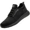 JIEFU Work Shoes for Men; Comfortable Steel Toe Shoes for Standing All Day Non Slip Construction Sneakers; men Sneaker
