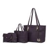 MKF Collection Arya Signature Women Tote Bag, Mini Tote Bag, Pouch and Wristlet Wallet by Mia K
