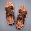 Summer new men's sandals trend casual fashion men's sandals beach shoes large size sandals one shoe two wear