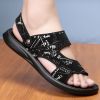 Men's sandals Summer new super soft massage slippers wear fashion casual large size dual-purpose men's beach shoes