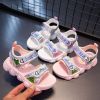 Summer new girls beach shoes princess wind children's sports beach sandals convenient girls sandals