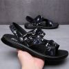 Men's sandals Summer new super soft massage slippers wear fashion casual large size dual-purpose men's beach shoes