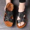 Summer new men's sandals trend casual fashion men's sandals beach shoes large size sandals one shoe two wear