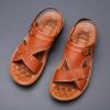 Summer new men's sandals trend casual fashion men's sandals beach shoes large size sandals one shoe two wear