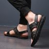 Summer new men's sandals trend casual fashion men's sandals beach shoes large size sandals one shoe two wear