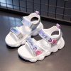 Summer new girls beach shoes princess wind children's sports beach sandals convenient girls sandals