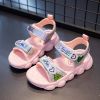 Summer new girls beach shoes princess wind children's sports beach sandals convenient girls sandals