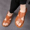 Summer new men's sandals trend casual fashion men's sandals beach shoes large size sandals one shoe two wear