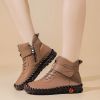 Winter new large size women high top soft sole comfortable casual cotton shoes warm cotton boots 36-44
