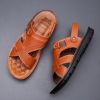 Summer new men's sandals trend casual fashion men's sandals beach shoes large size sandals one shoe two wear