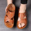 Summer new men's sandals trend casual fashion men's sandals beach shoes large size sandals one shoe two wear