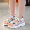 Summer new girls beach shoes princess wind children's sports beach sandals convenient girls sandals
