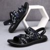 Men's sandals Summer new super soft massage slippers wear fashion casual large size dual-purpose men's beach shoes