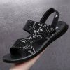 Men's sandals Summer new super soft massage slippers wear fashion casual large size dual-purpose men's beach shoes